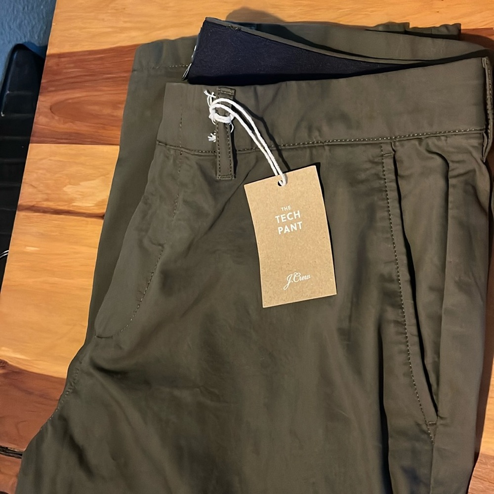 J Crew nwot tech pants 34/32 straight leg